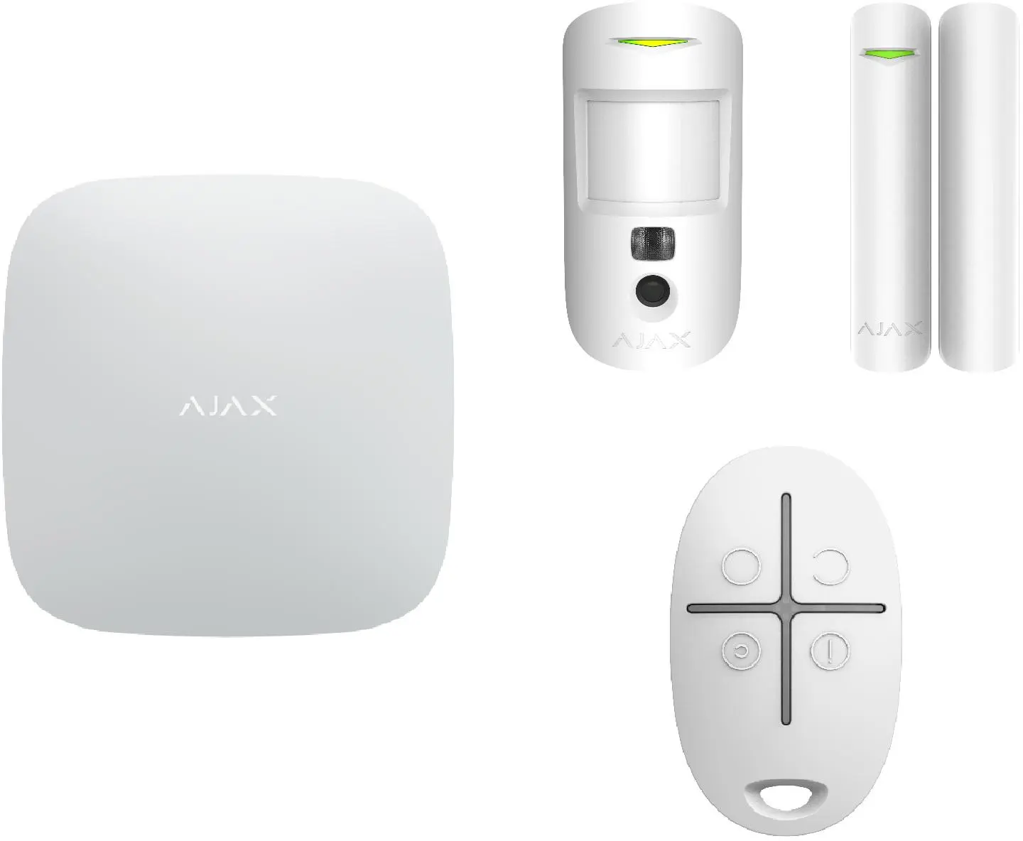 Alarm systems + AJAX SYSTEMS + StarterKit Cam+ Bialy #38174.66.WH1