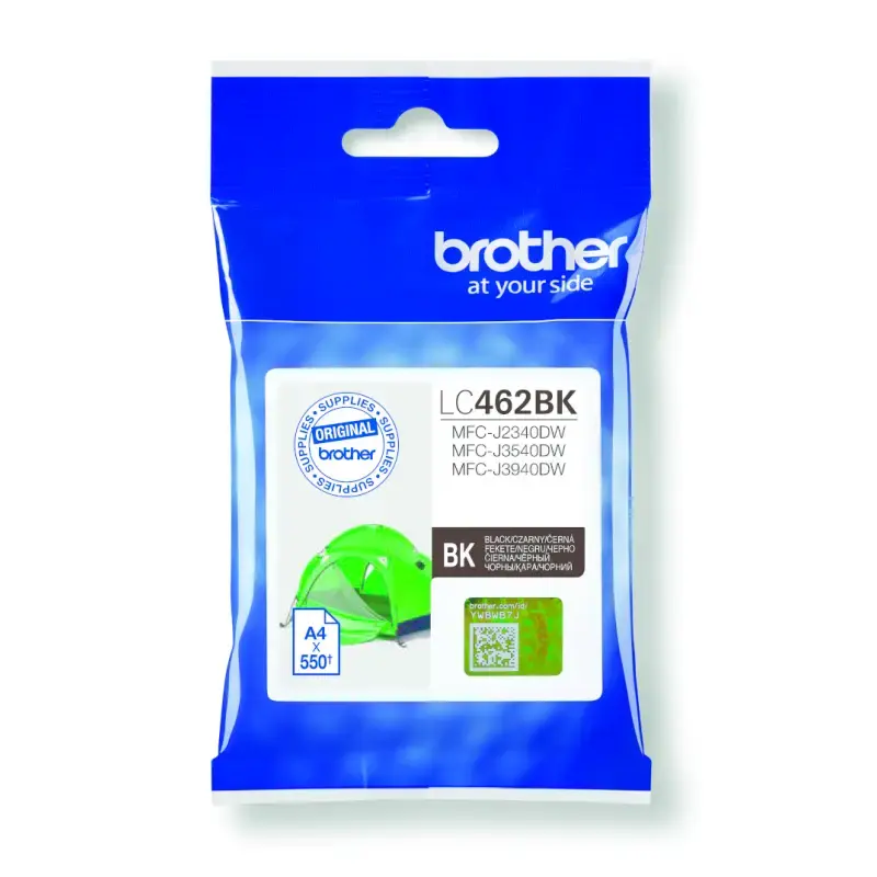 črnila za tiskalnike + Brother + LC462BK