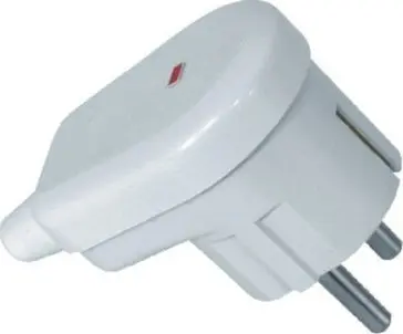 Stik, stikkontakter, adaptere + Plastrol + WT-16US/BIAŁY