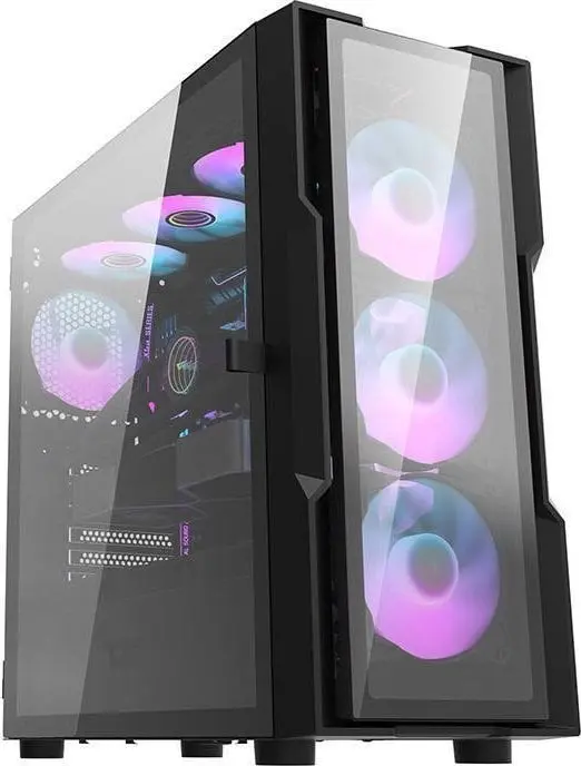 Behuizingen + Darkflash + DK431 Glass + 4 fans