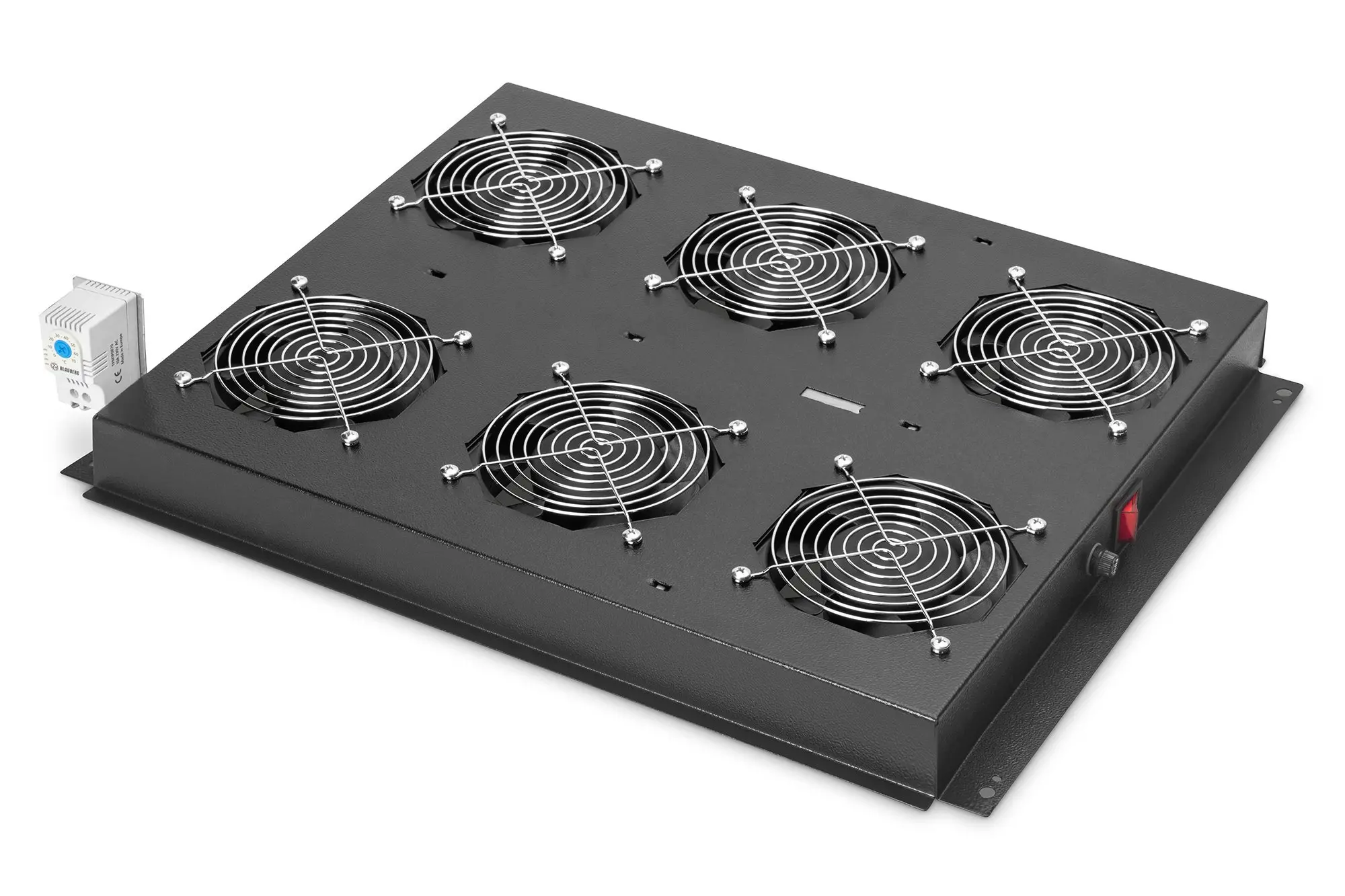 Riiulikappide tarvikud + Digitus + DN-19 FAN-6-SRV-B