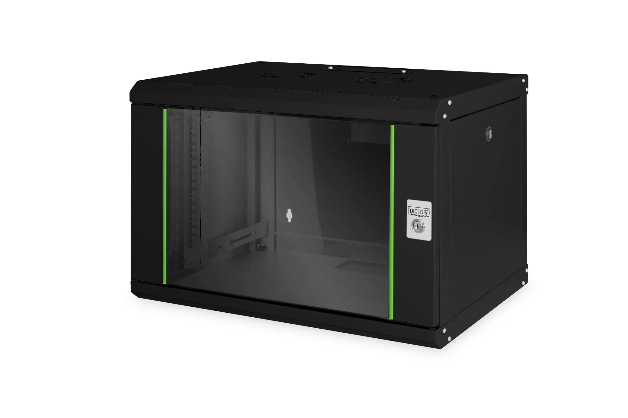 Rekkasten + Digitus + DN-19 07-U-SW