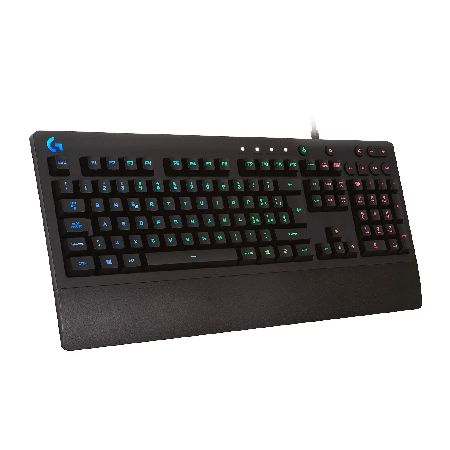 Tipkovnice z miško za igralce + Logitech + 920-008085