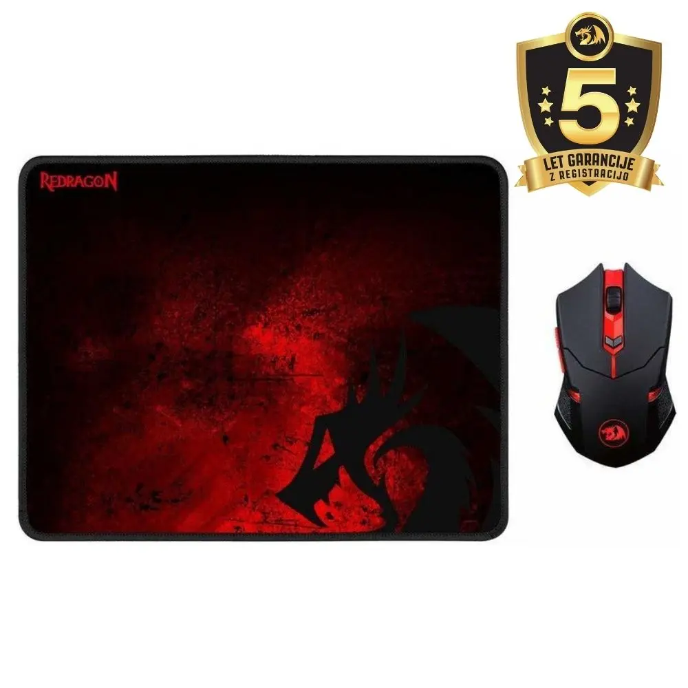 Tastiere e mouse | Mouse da gioco - REDRAGON M601-WL 2 W 1 COMBO MYSZ I PODKŁADKA POD MYSZ