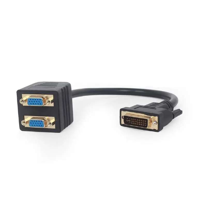 Brytere i splitter AV + Gembird + A-DVI-2VGA-01