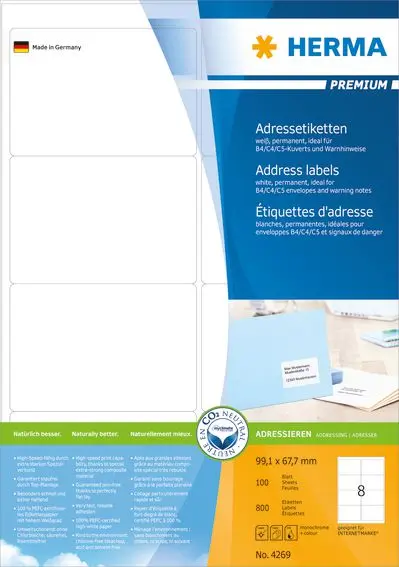 Label printers - supplies + Herma + 4269