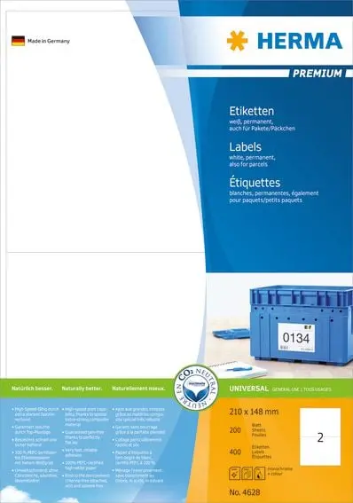 Label printers - supplies + Herma + 4628