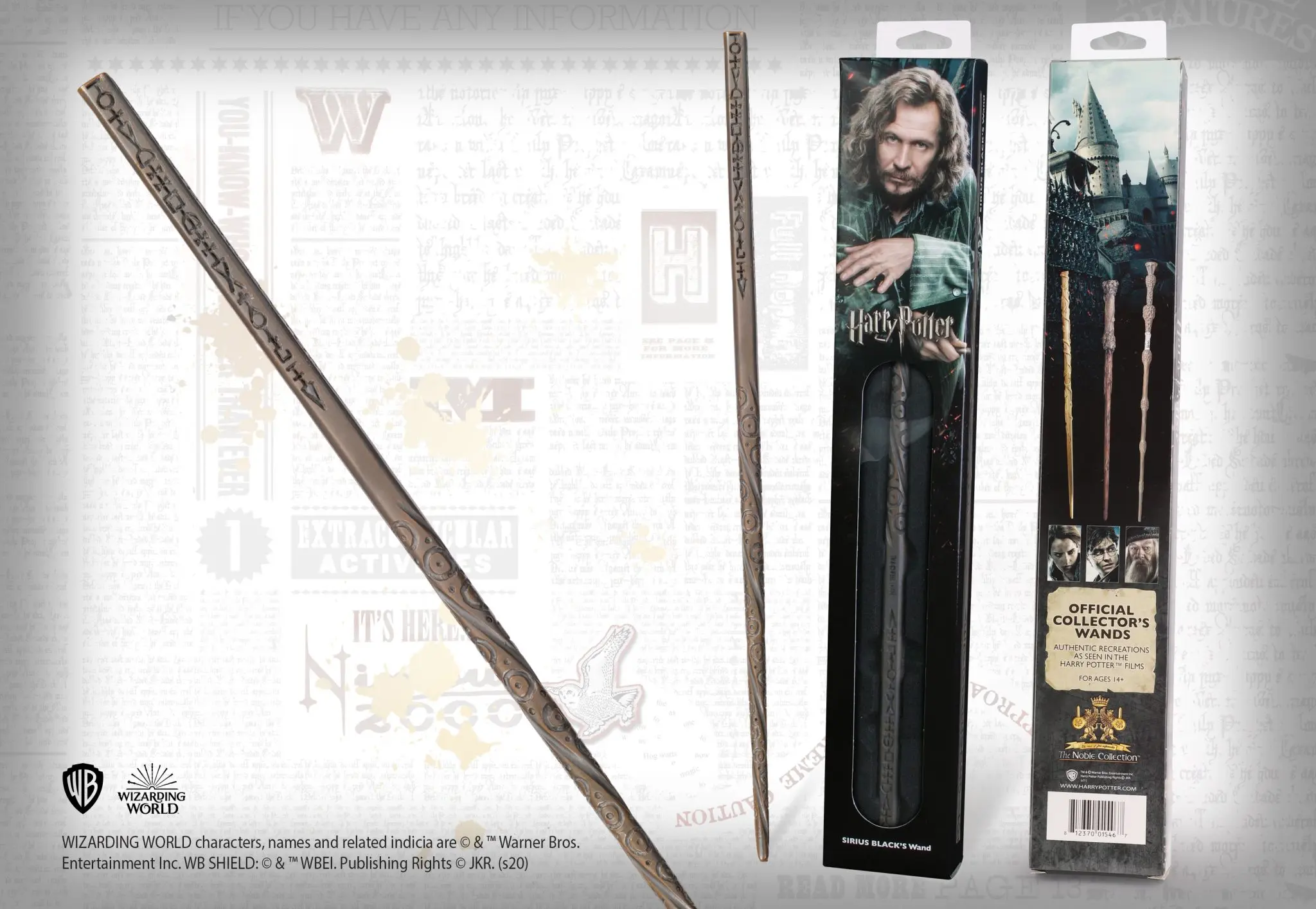 Nutitelefoni tarvikud | Karbid ja katted - Harry Potter - Sirius Black Blister wand / Różdżka Harry Potter - Sirius Black (blister)