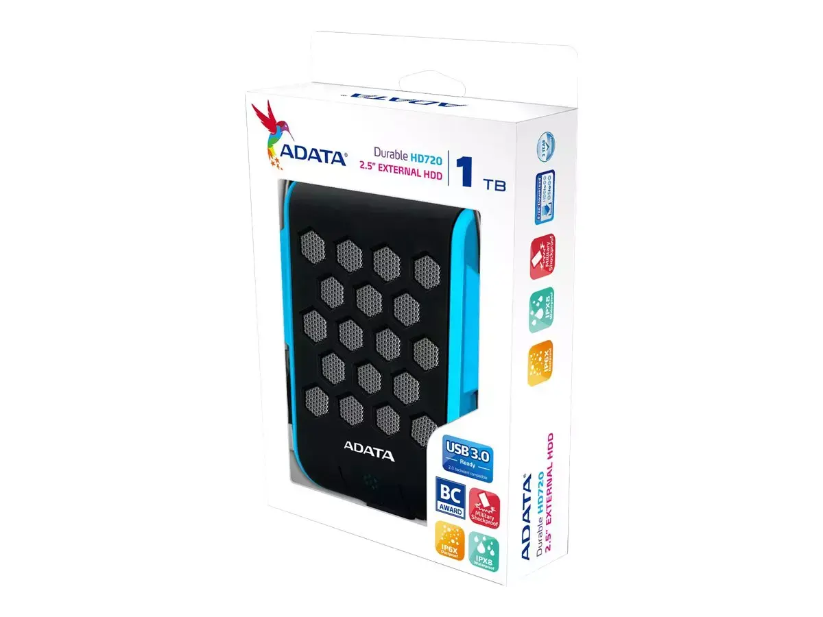 Externe schijven + ADATA + AHD720-1TU31-CBL