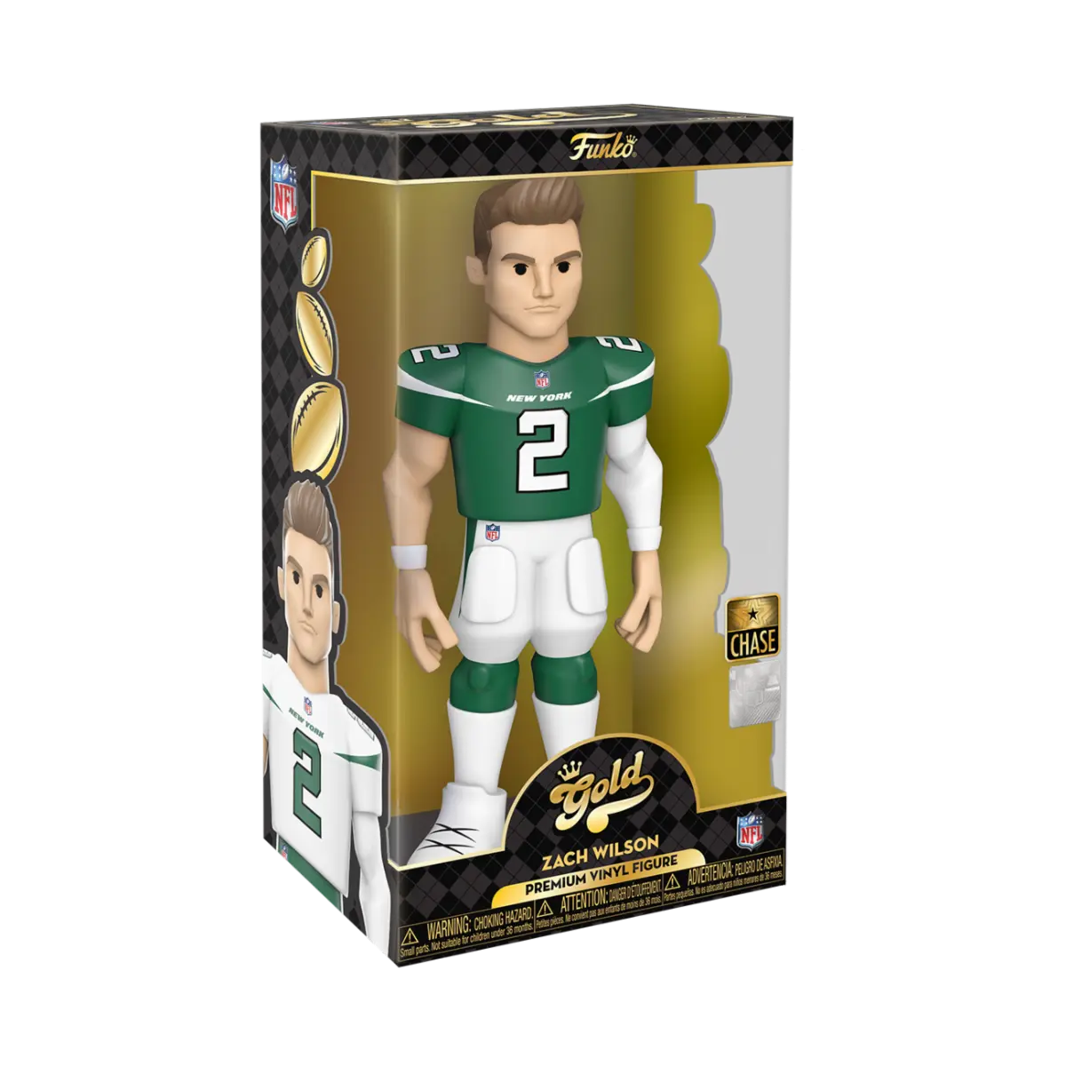 Leker | Figurki - FUNKO GOLD 12" NFL: NOWE ODRZUTOWCE - ZACH WILSON