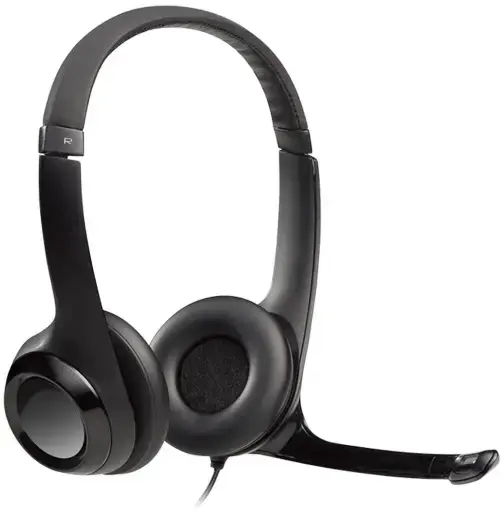 Hoofdtelefoon met microfoon + Logitech + 981-000406