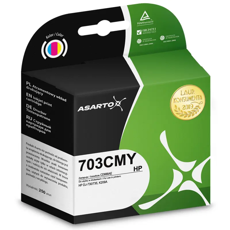 Printers - drums, heads and fusers + Asarto + AS-H703COL