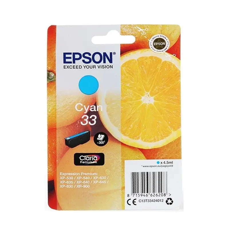 Мастила за принтери + Epson + C13T33424012