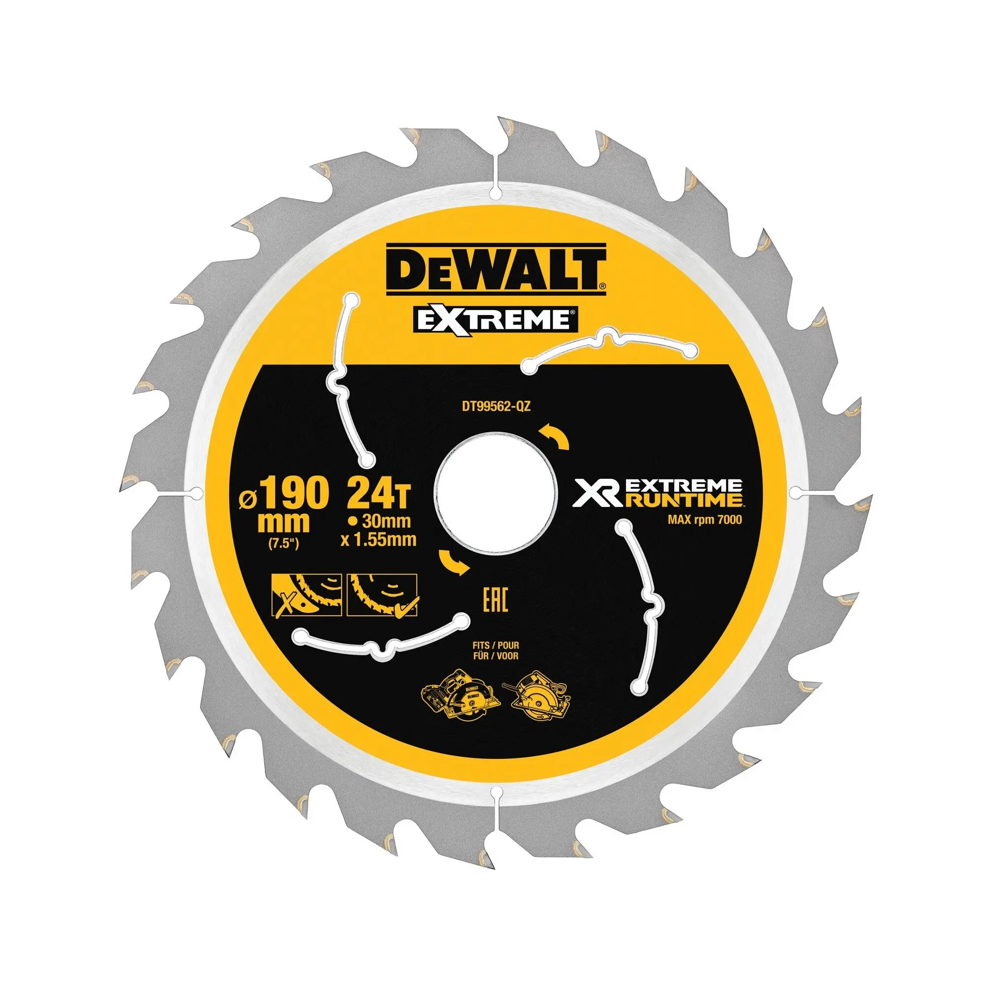 Ріжучі та обробні інструменти + DeWalt + DT99562-QZ