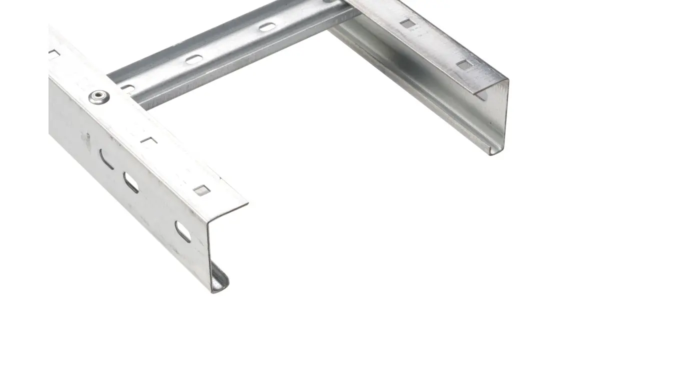 Netzwerkausrüstung | Kabelorganisatoren - Verzinkte Kabelleiter 200x50mm 3m 1.5mm DKP200H50/3N 455420
