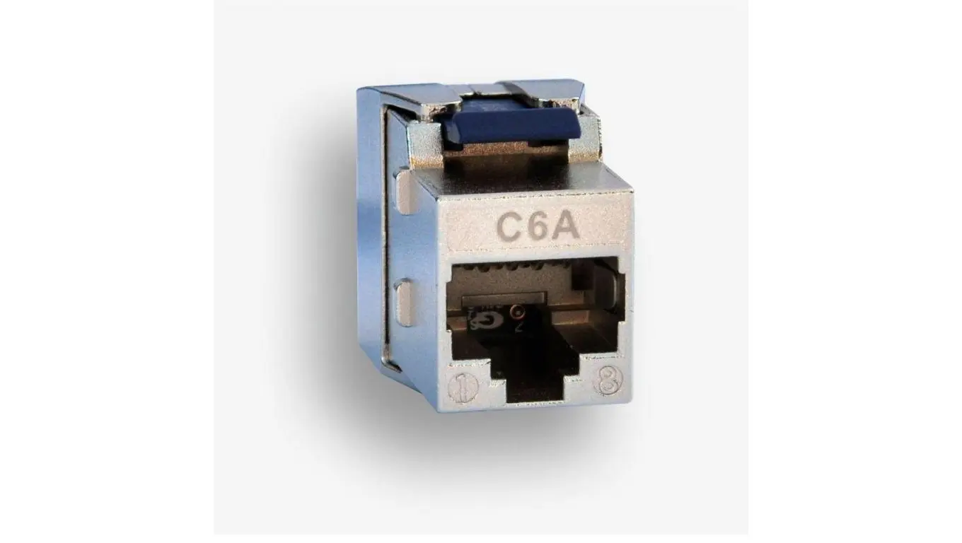 Elektronik | Stecker, Steckdosen, Adapter - GNIAZDO RJ45 STP KAT.6A  NIEBIESKIE