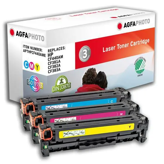 Tonerkartuschen für Drucker + Agfa Photo + APTHPCF440AME