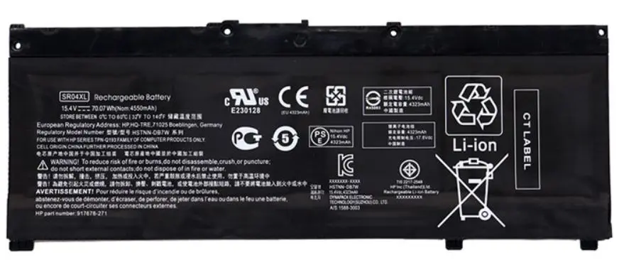 Laptop-Batterien + HP + 917678-2B1