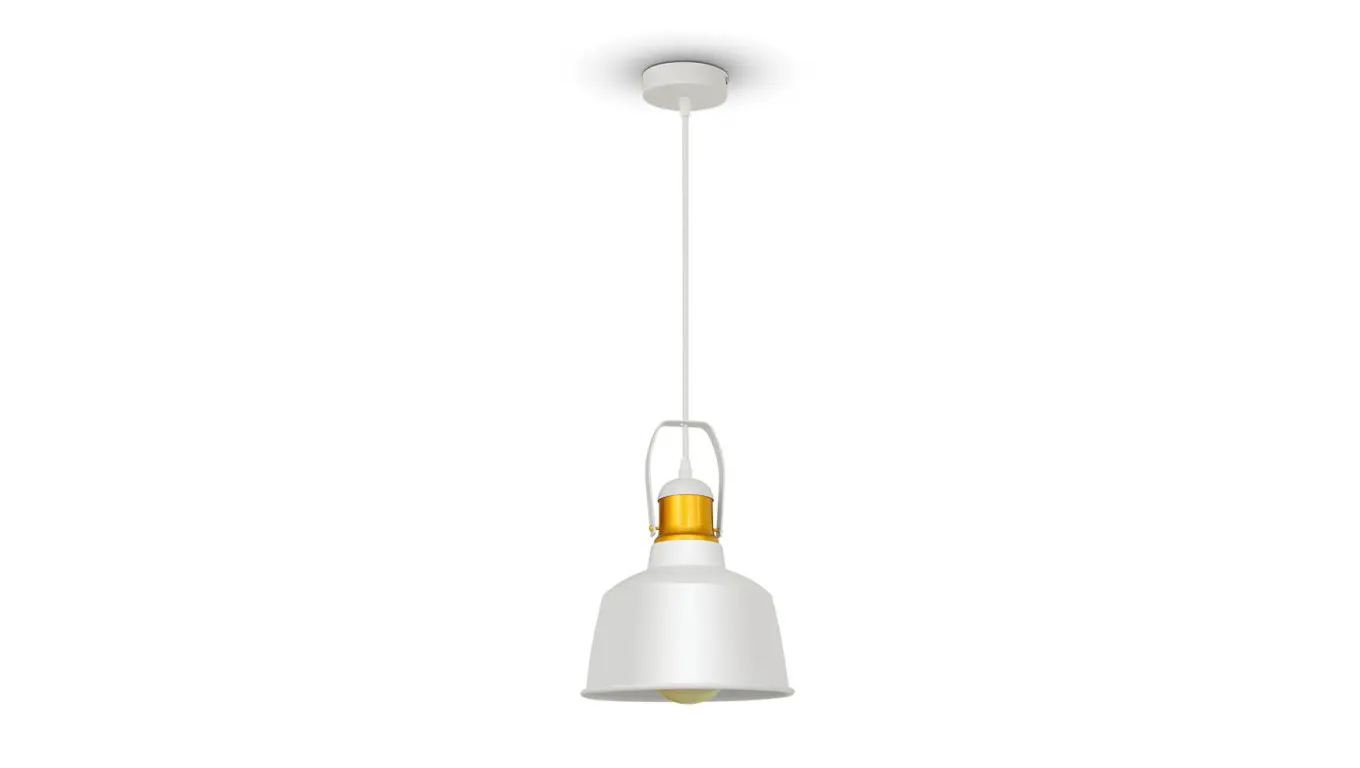Valgustus | Rippvalgustid - Lampa Wisząca VT-7422 E27 Aluminium Biały 3729