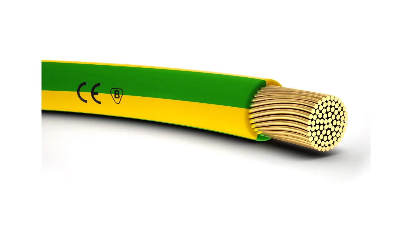 Netwerkapparaten | Telecommunicatiekabels - Kabel instalacyjny H07V-K 1.5 żółto-zielony 4520001 /100m/