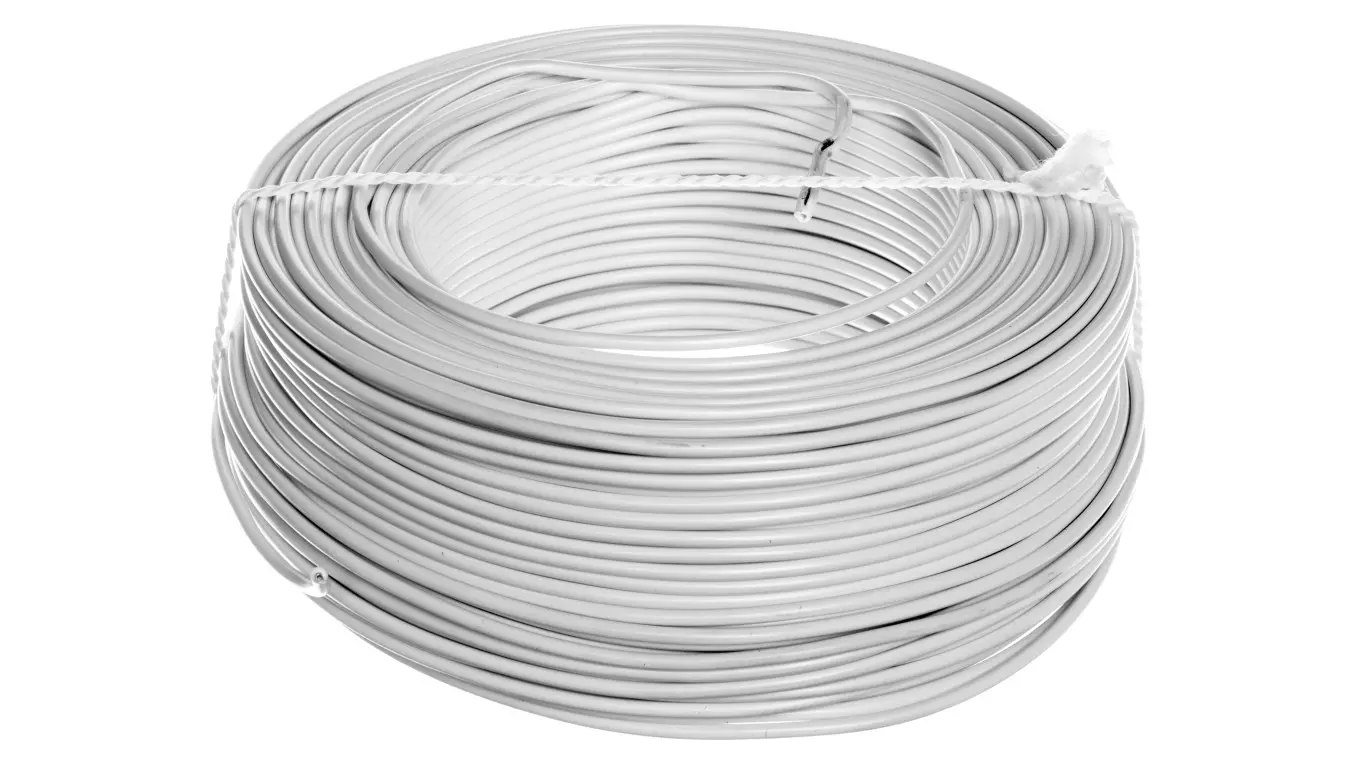 Netwerkapparaten | Telecommunicatiekabels - Kabel instalacyjny H07V-U/DY 1 750V biały przewód Elektrokabel /100m/