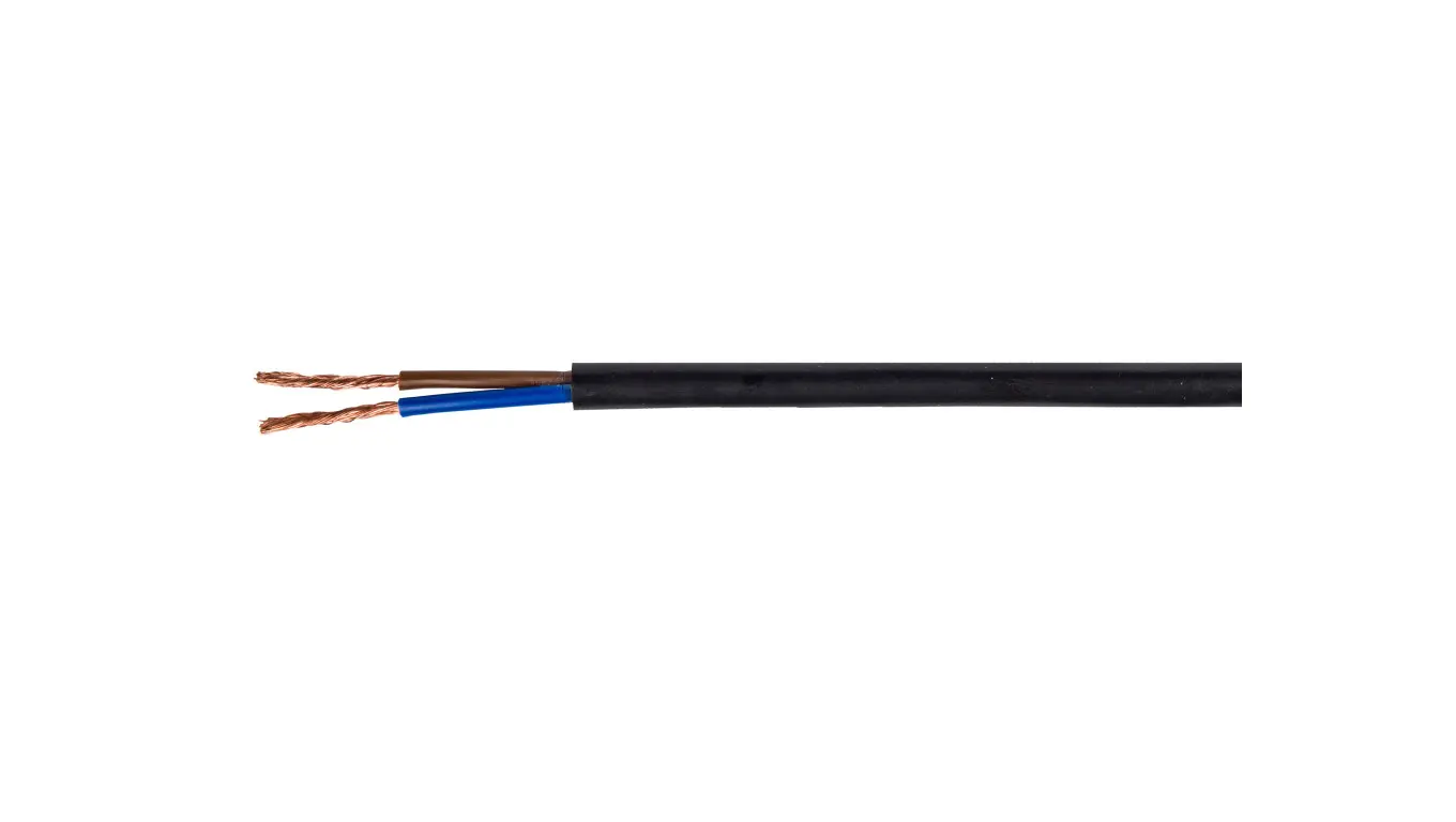 Elektronika | Kabeļi un vadi - Przewód płaski H03VVH2-F (OMYp) 2x1,5 czarny /50m/