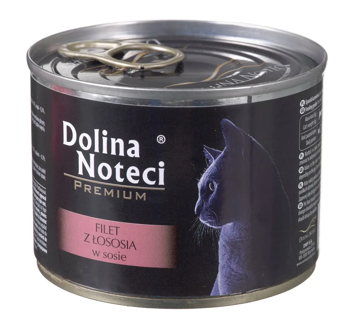 Gatos | Comida húmeda para gatos - Dolina Noteci Filet z Łososia Kot 185 g