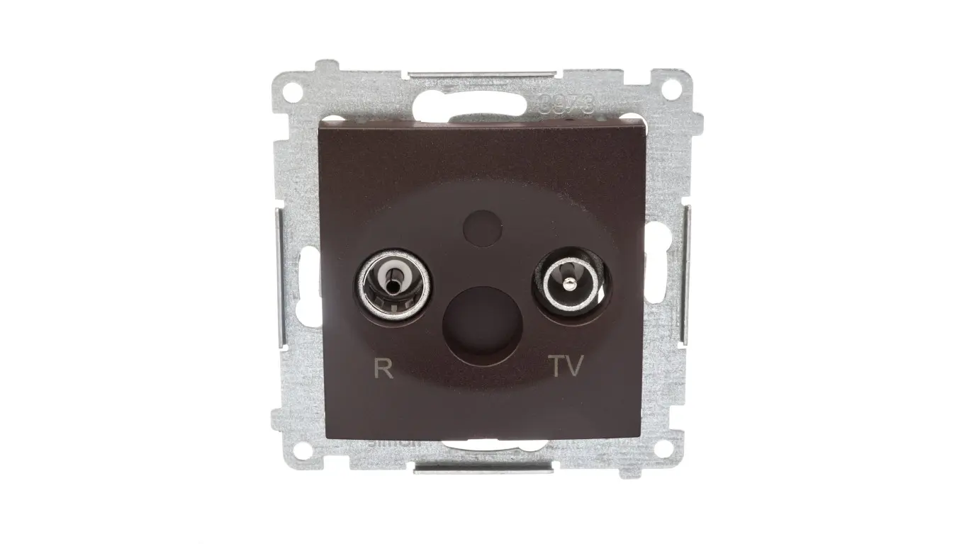 Elektronik | Stik, stikkontakter, adaptere - GN.RTV KOŃC/PRZEL.BRĄZ SIMON54