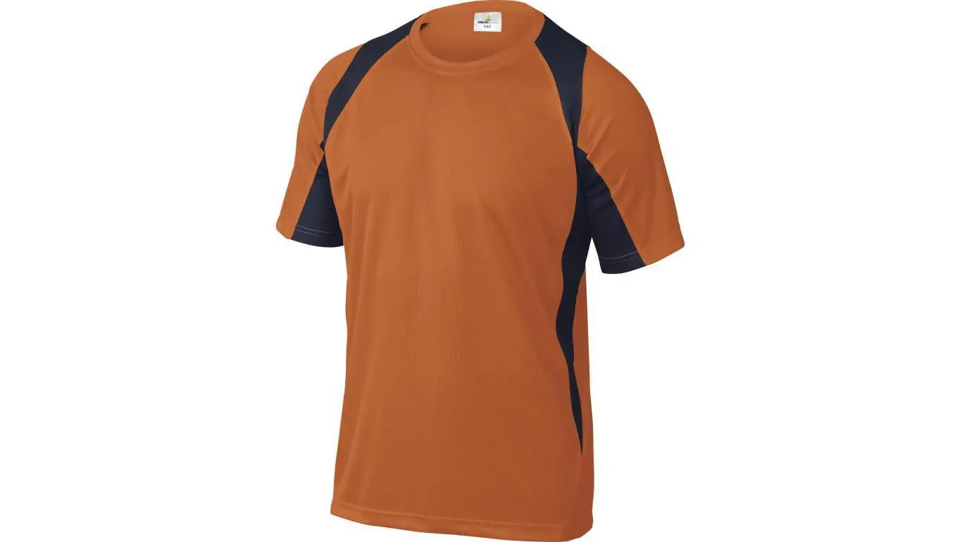 Unelte | BHP - Tricou din poliester portocaliu bleumarin (100) 160G Quick Dry Dimensiune XXXL BALIOM3X