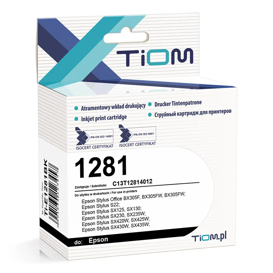 Printers - drums, heads and fusers + Tiom + Ti-E1281BK