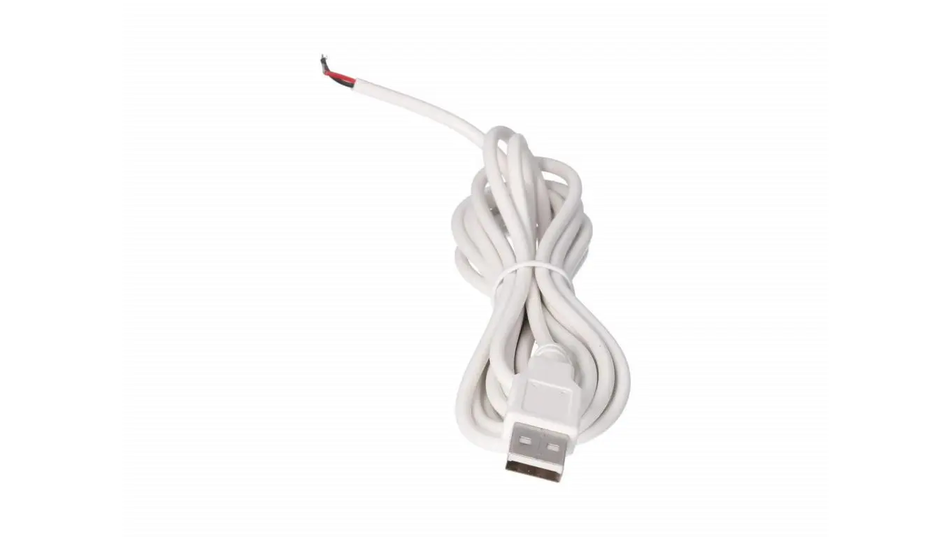 Valgustus | Valgustid - Wtyczka USB z białym przewodem 250cm