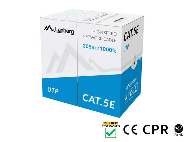Telecommunication Cables + Lanberg + LCU5-11CU-0305-S