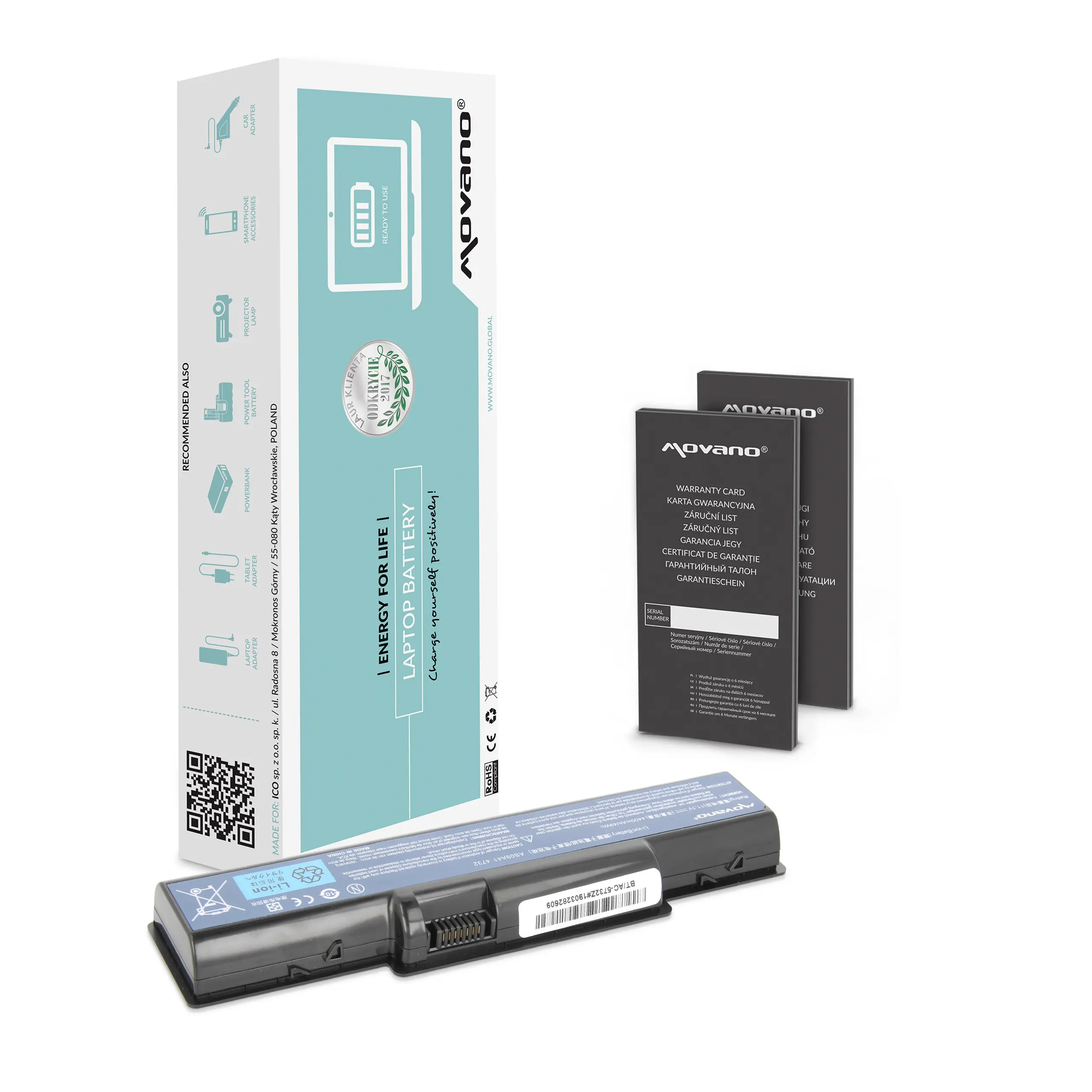 Laptop-Batterien + Movano + BT/AC-5732Z