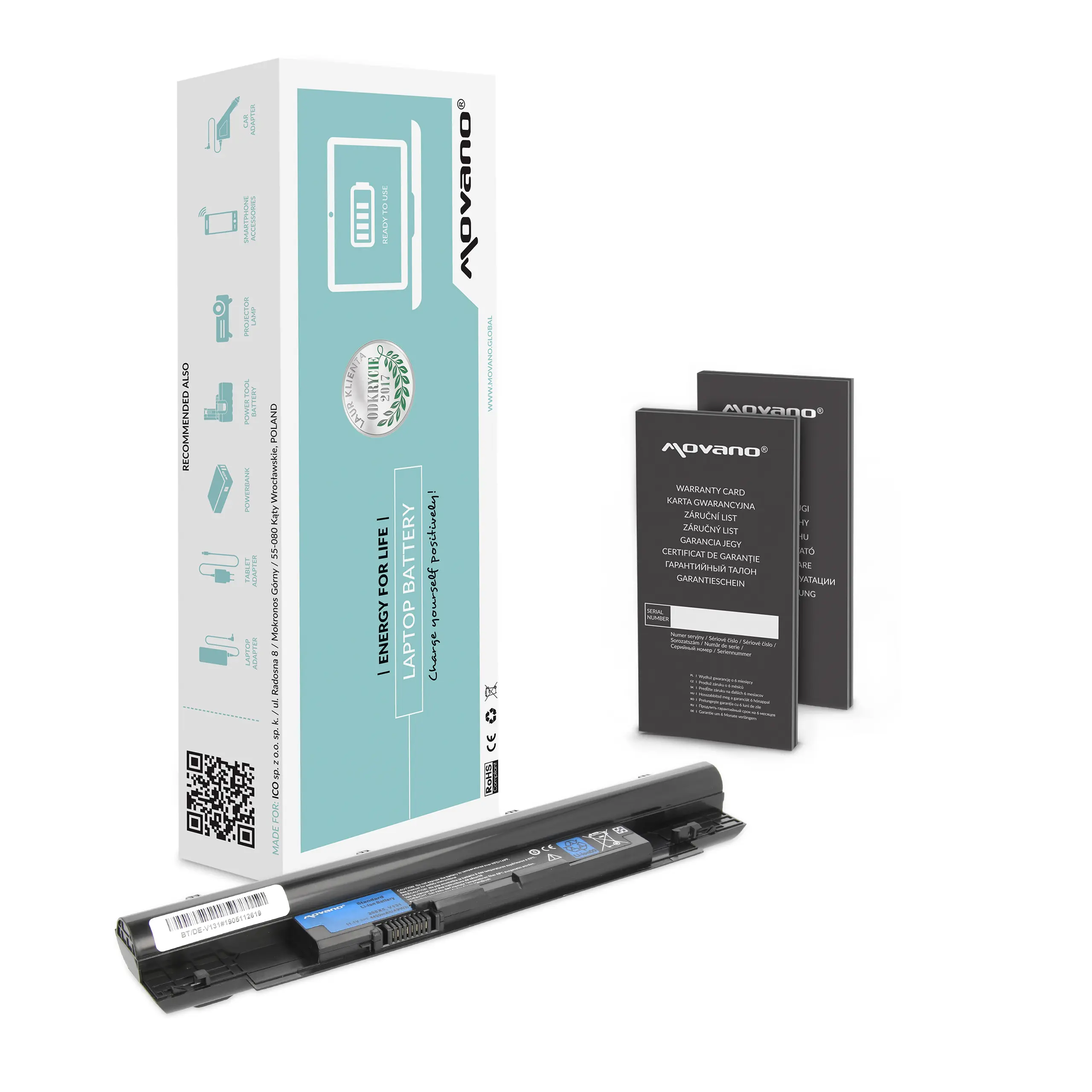 Sülearvuti akud + Movano + BT/DE-V131