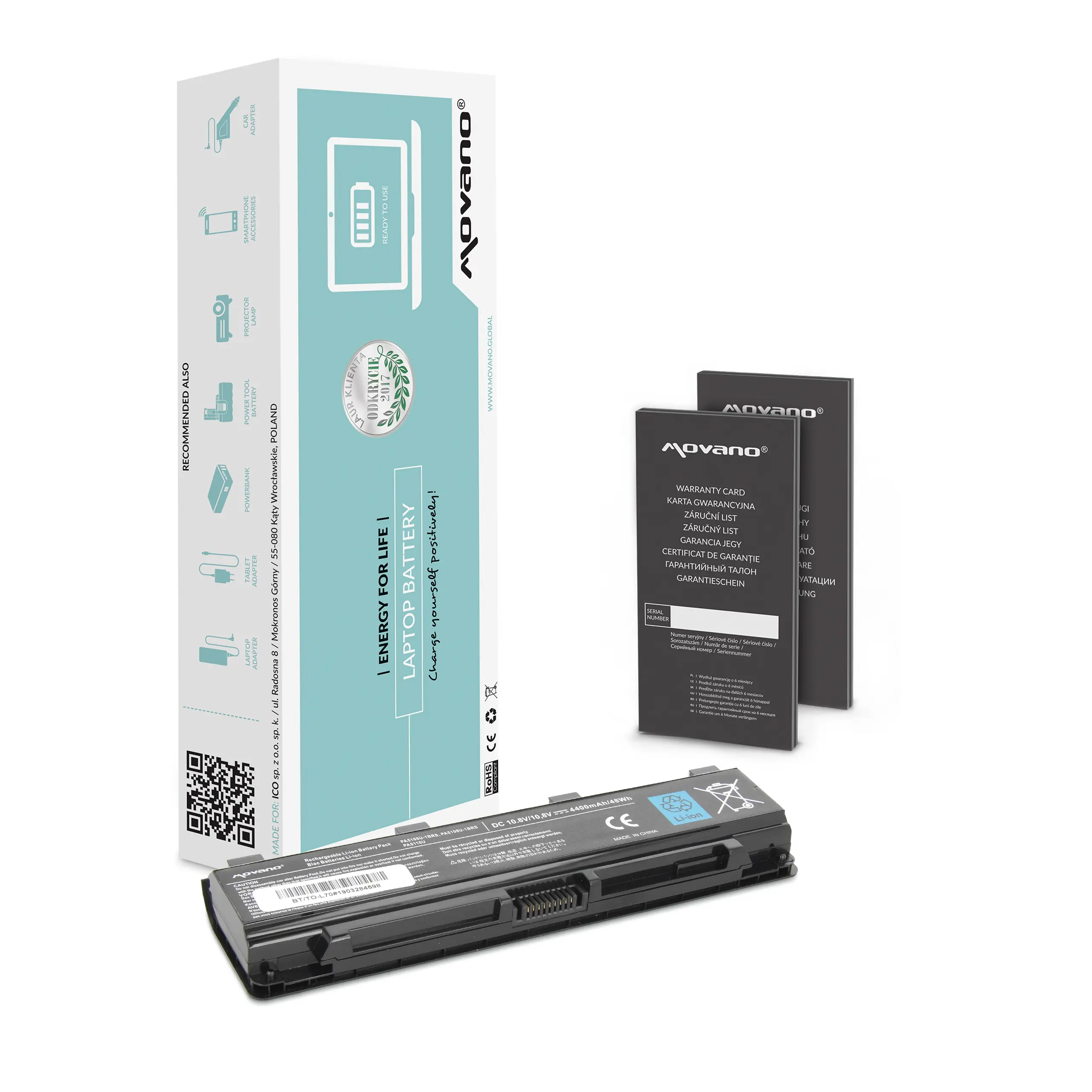 Laptop-Batterien + Movano + BT/TO-L70