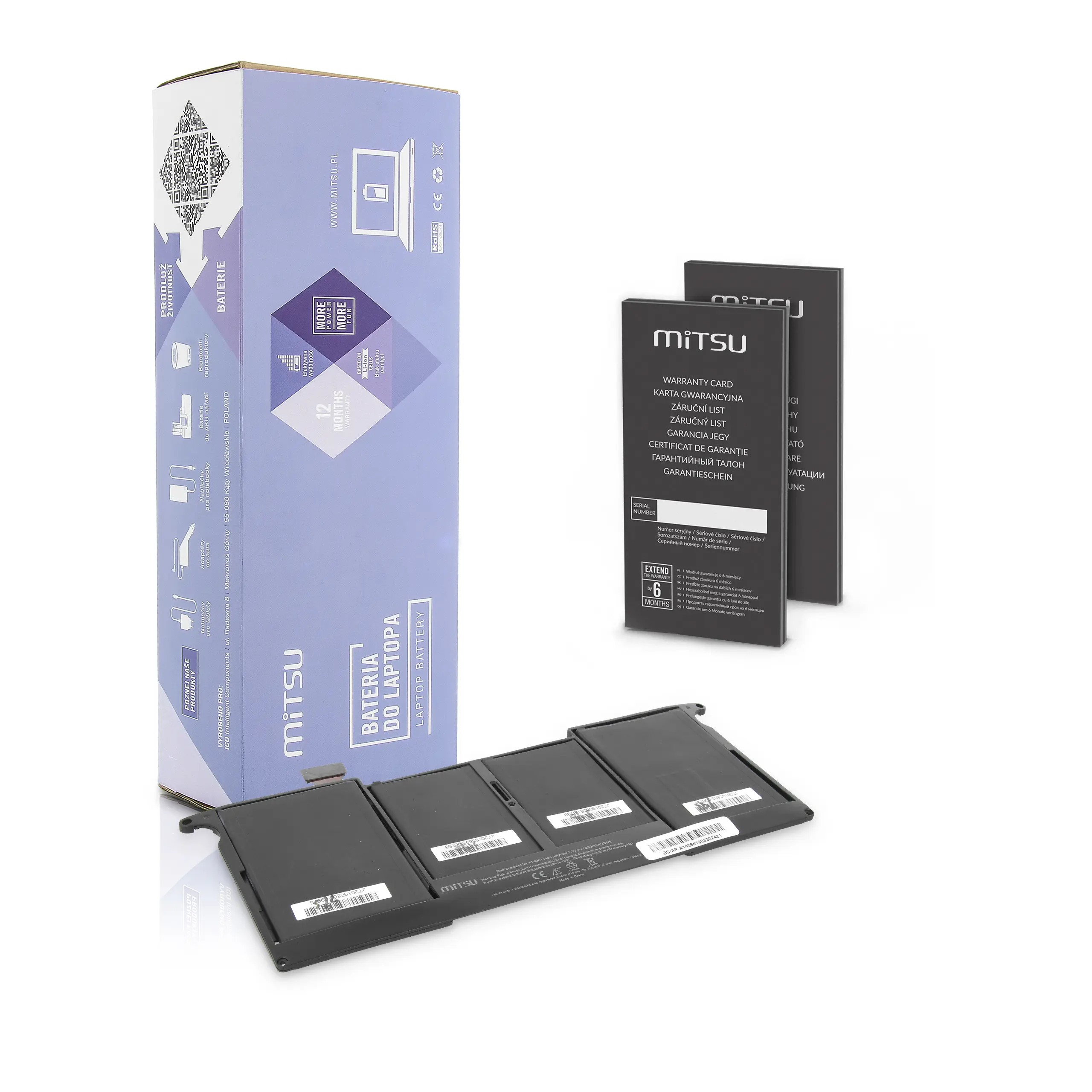 Sülearvuti akud + Mitsu + BC/AP-A1406