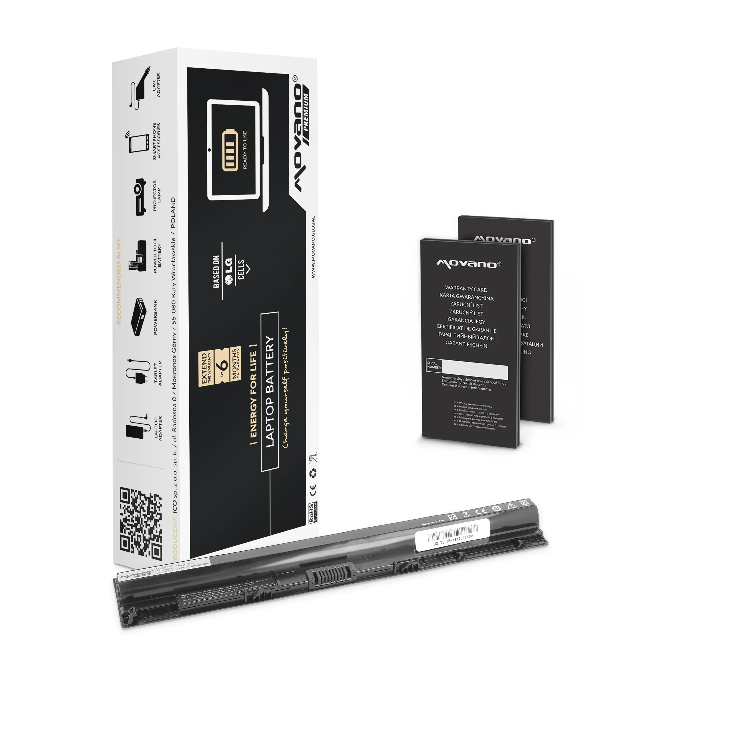 Laptop-Batterien + Movano + BZ/DE-15
