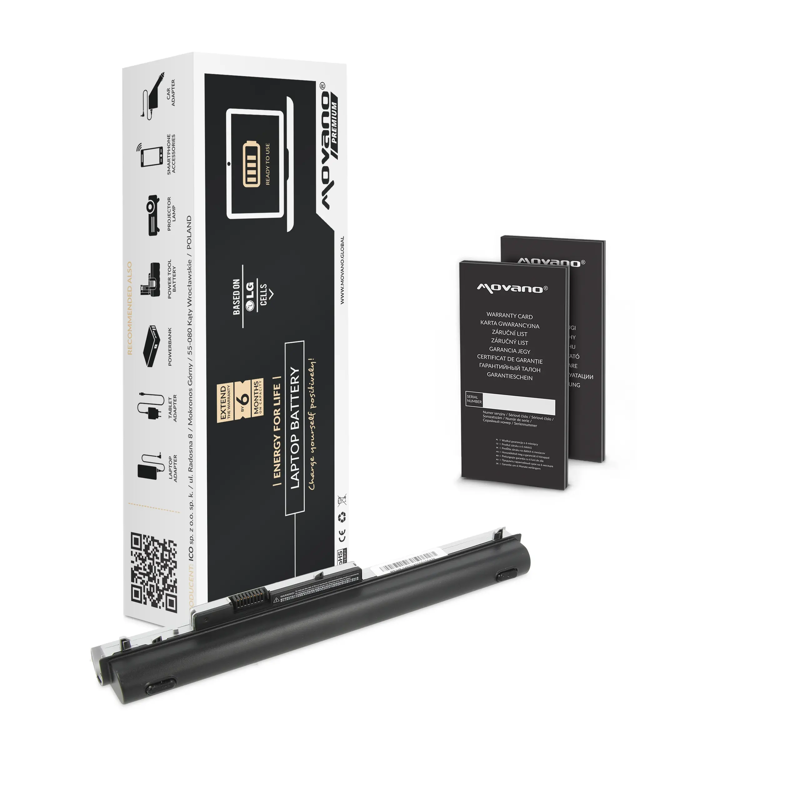 Laptop-Batterien + Movano + BZ/HP-248G1