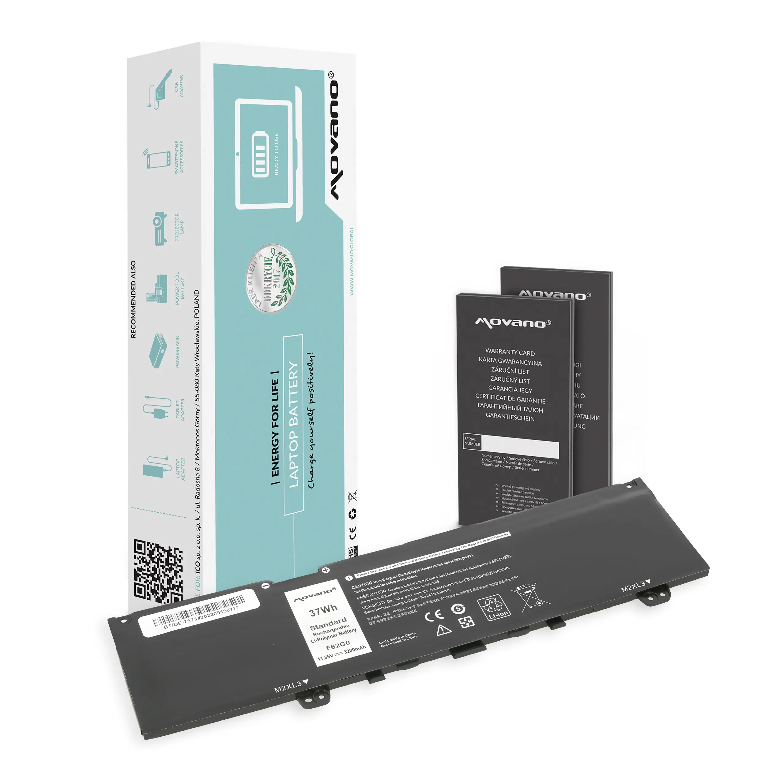 Laptop-Batterien + Movano + BT/DE-7373