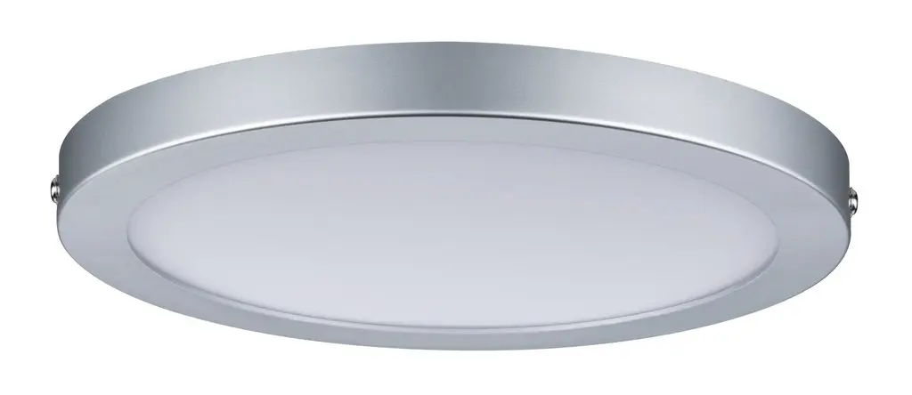 Paulmann Atria Panel LED Ceiling Lamp 220mm 18.5W 2700K Chrome Mat 230V ...