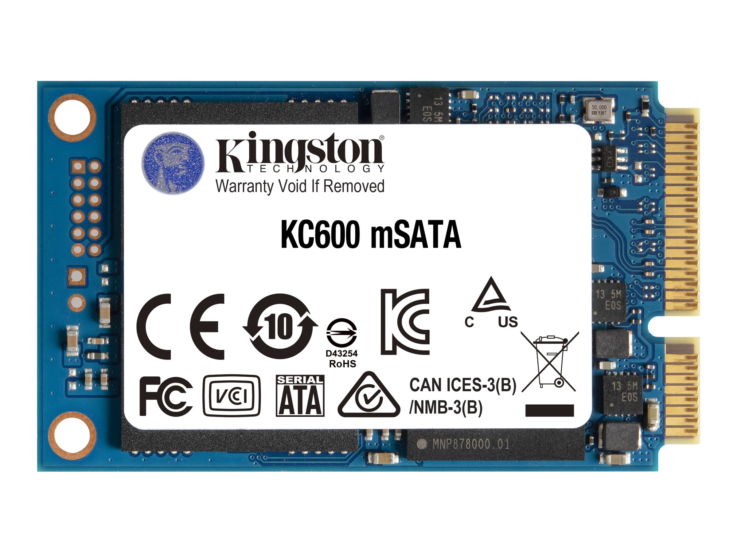 Solid State-schijven + Kingston + SKC600MS/256G
