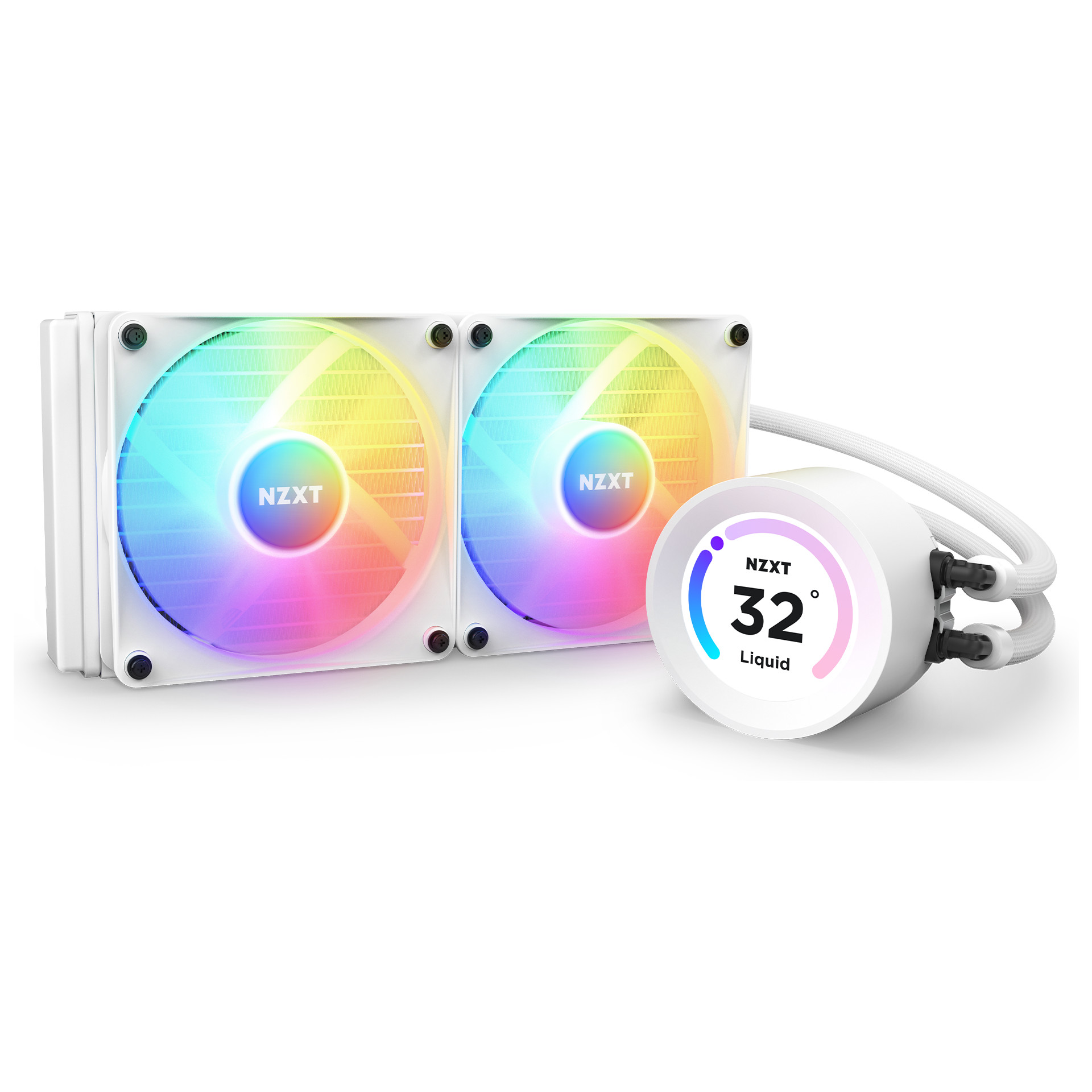 Computerblæsere + Nzxt + RL-KR24E-W1