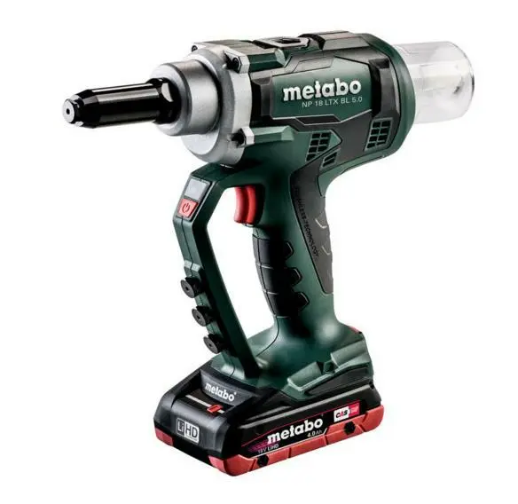 Unelte electrice | Alte scule electrice - METABO RIVETER 18V 2x4,0Ah LiHD NP 18LTX BL 5.0