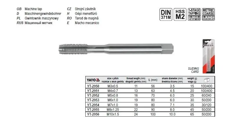Handverktyg + YATO + YT-2953