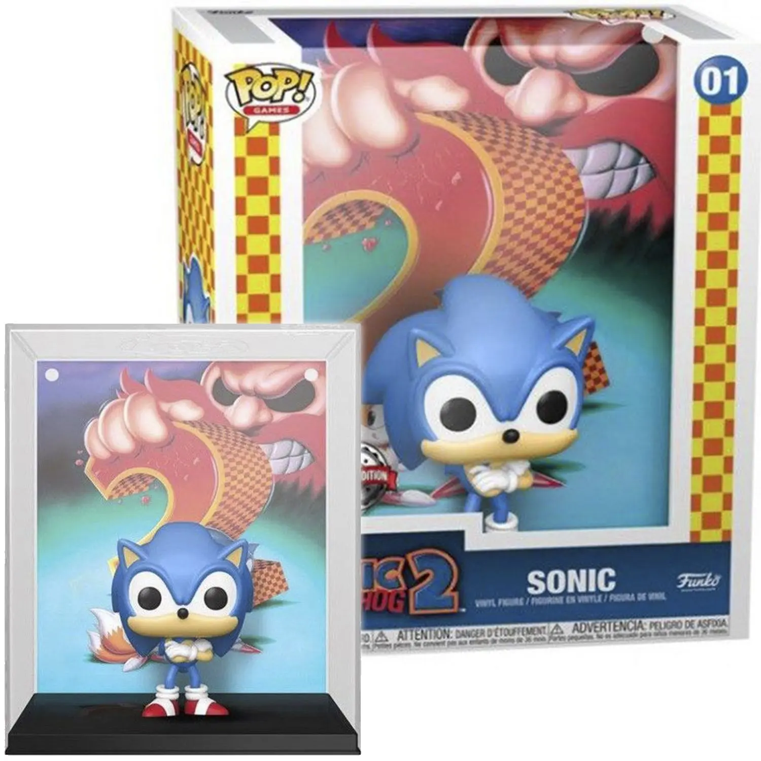 Toys | Figures - POP figure Game Cover Sonic Exclusive