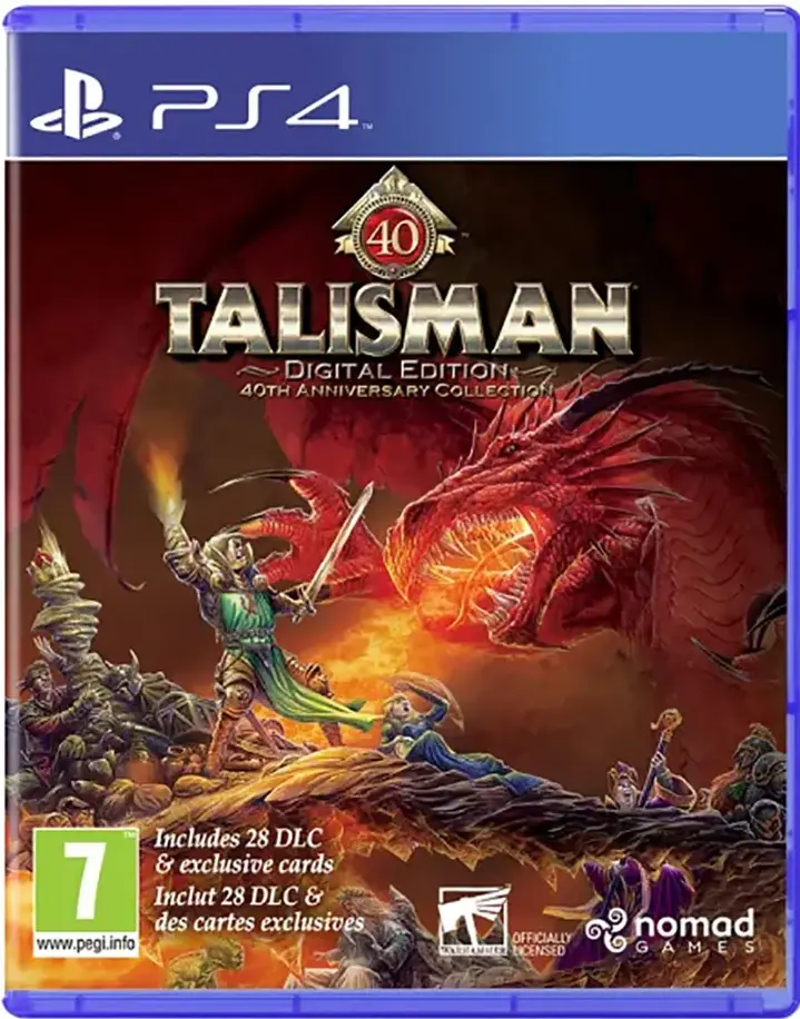 Gry | Грижа за PlayStation - Игра NOMAD GAMES Talisman 40 Anniversary издание, за PlayStation 4