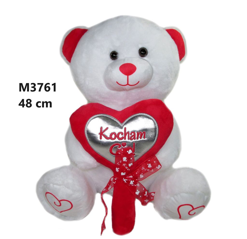 Igrače | Plišji - Miś z sercem 48cm