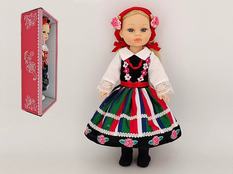 Spielzeug | Puppen - Lalka w stroju ludowym 38cm