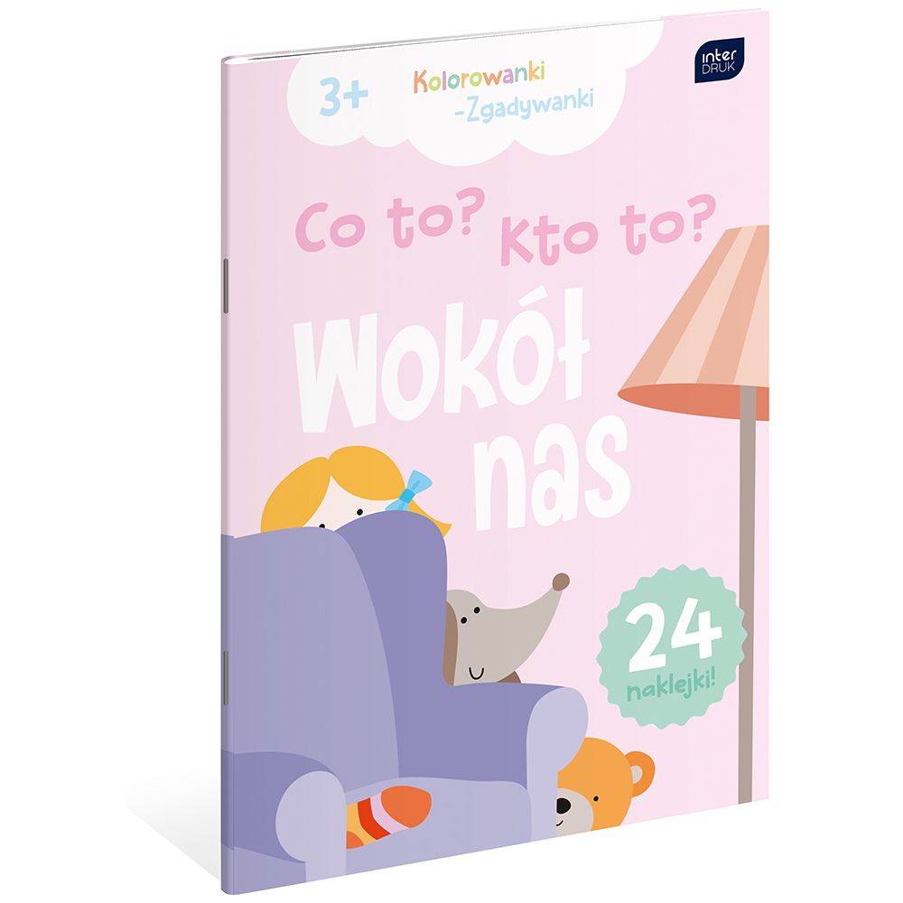 Іграшки | Креативні іграшки - Kolorowanka z naklejkami A4 16 Co to? Kto to?