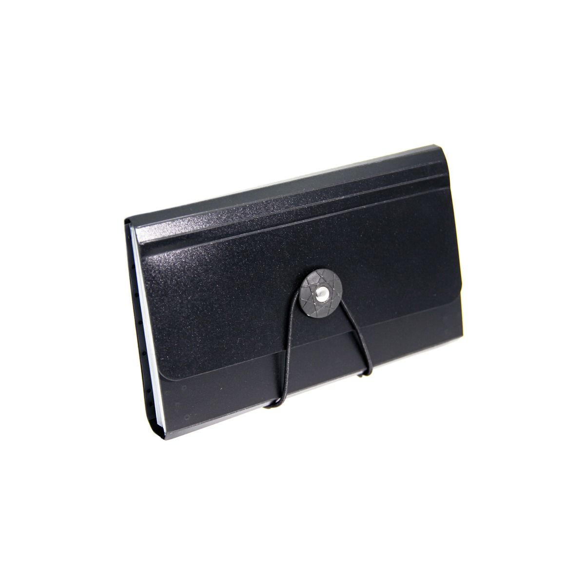 Accessoires de bureau | Dossiers, classeurs - Teczka harmonijkowa PP czarna 12x18cm